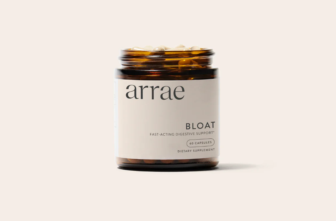 Arrae Bloat capsules bottle