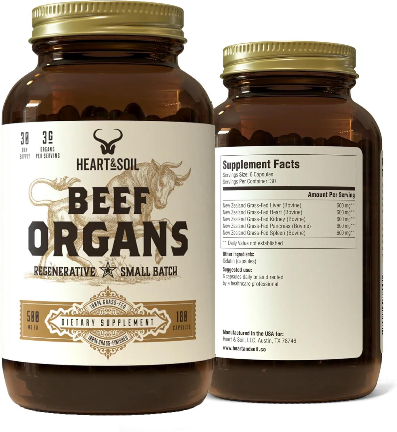 Heart & Soil Beef Organs