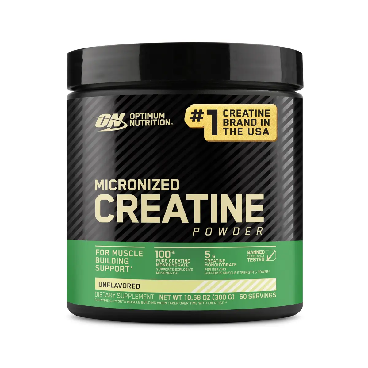 Optimum Nutrition Micronized Creatine Monohydrate supplement